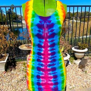 ❗️Custom Tie Dye❗️🌈 Tank Top